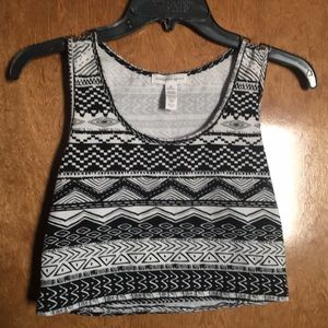 Patterned Crop Top